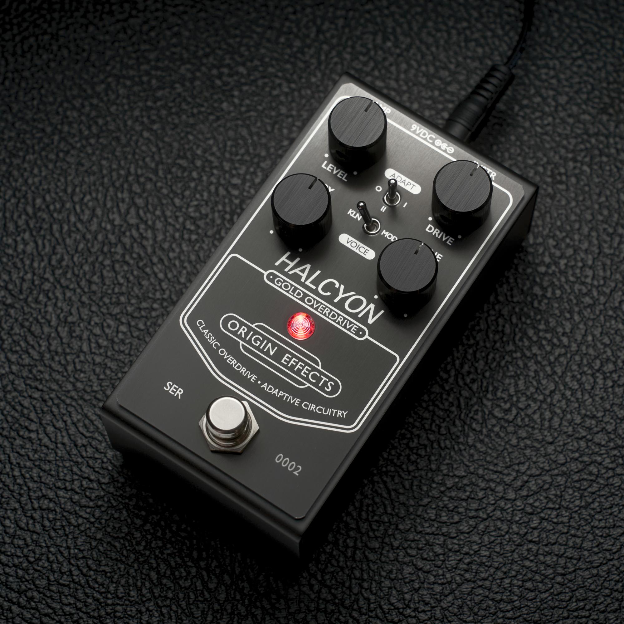 Origin Effects Halcyon Gold Overdrive Pedal - Black Edition